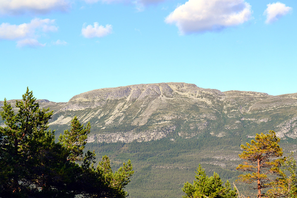 Blefjell sett fra Dugurdsmålnuten