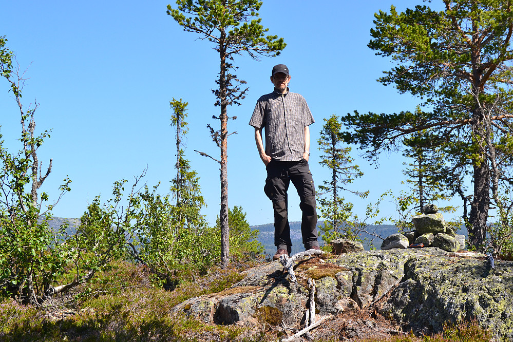 Toppen av Håsomfjellet