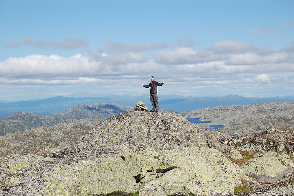 Fra toppen av Kvannfjølli