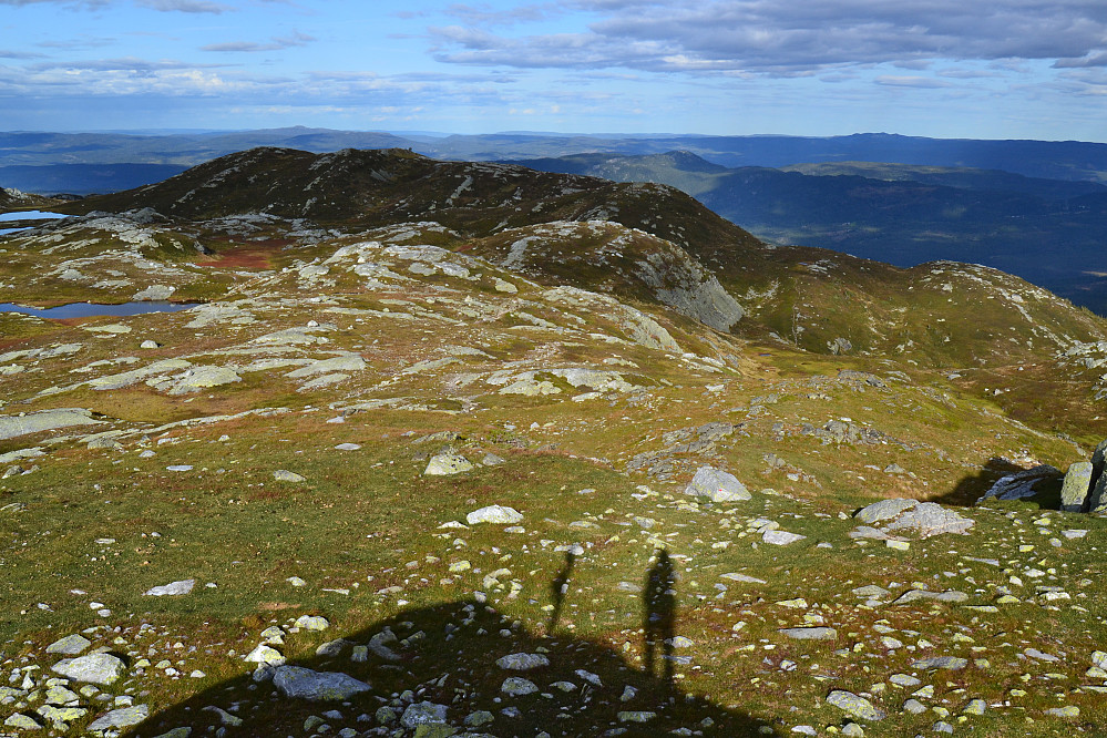 Kjapp selfie på toppen av Gleksefjell