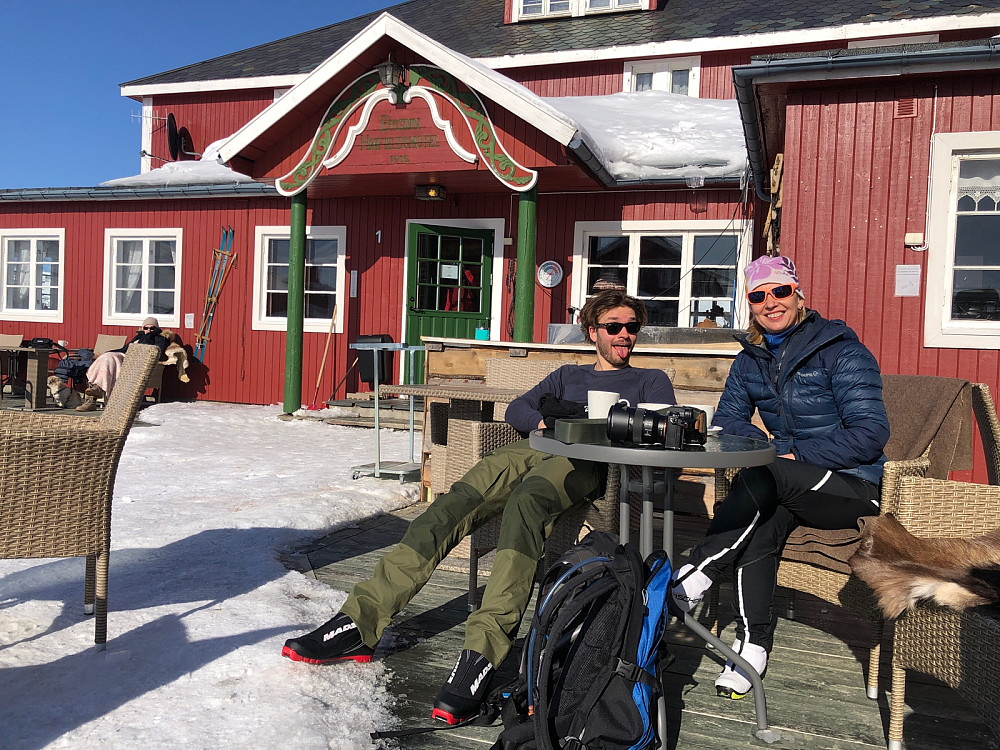 Bøgdinstogo og tid for en kakao. Temperaturen stiger minutt for minutt.