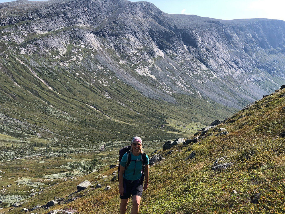 På vei opp fra Sandalen