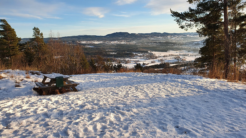 Utsikt fra rutas sørligste punkt