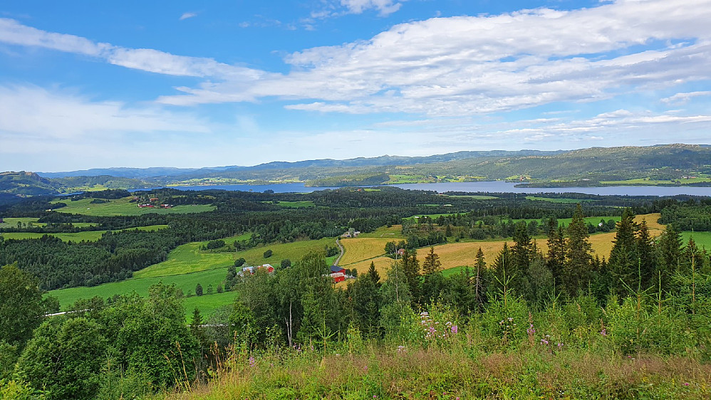 Utsikt fra Gapahuken - Snåsavatnet.
