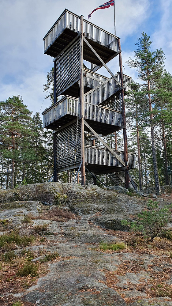 Tårnet nord for toppen