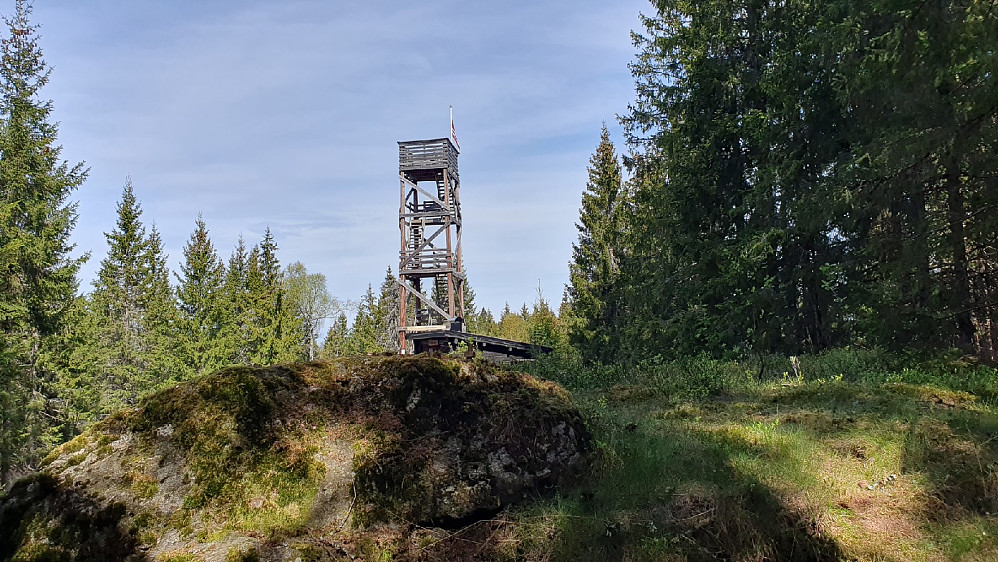 Hasleråsen, toppunktet og tårnet