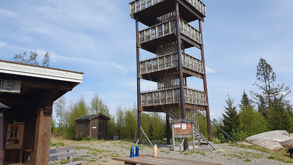 Det nye tårnet på Kopperudtoppen