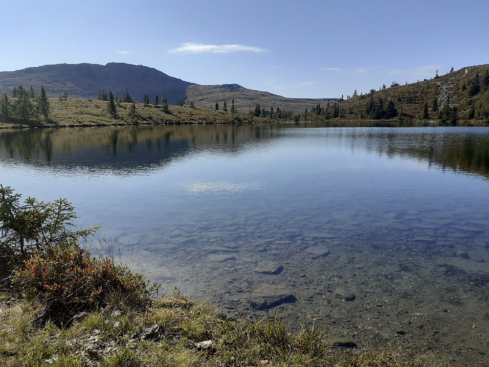 Rast ved Melletjernet. Skarvemellen bak