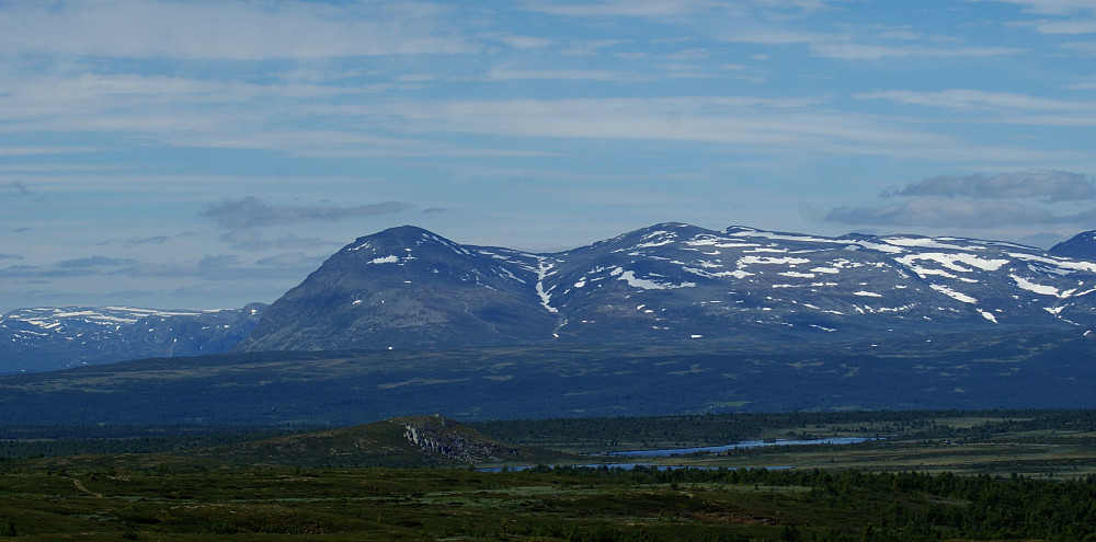 Zoom på Skogshorn i Hemsedal.