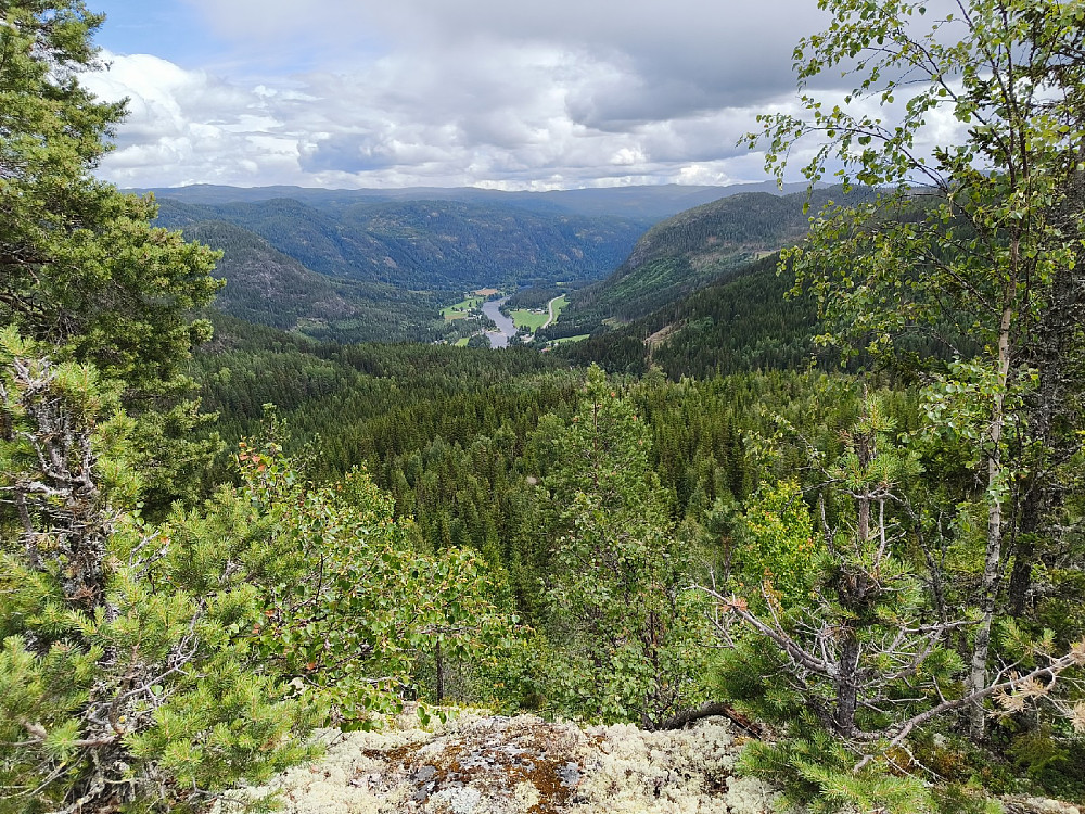 Fra toppen og utover Hølera.