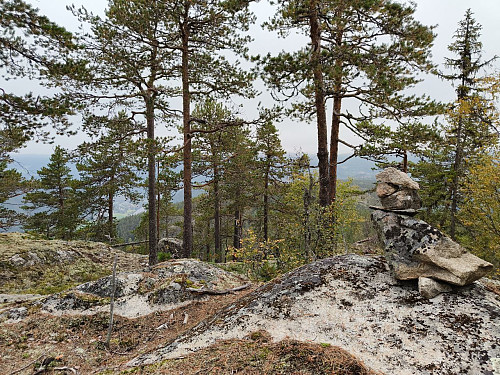 Varden på toppen.
