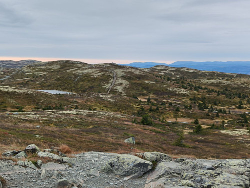 Mot Fræningfjellet.