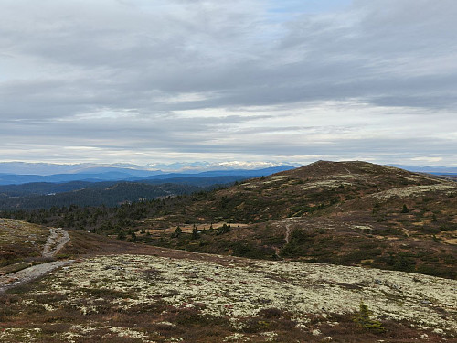 Tilbake mot Fjellenden, fra Fræningfjellet.