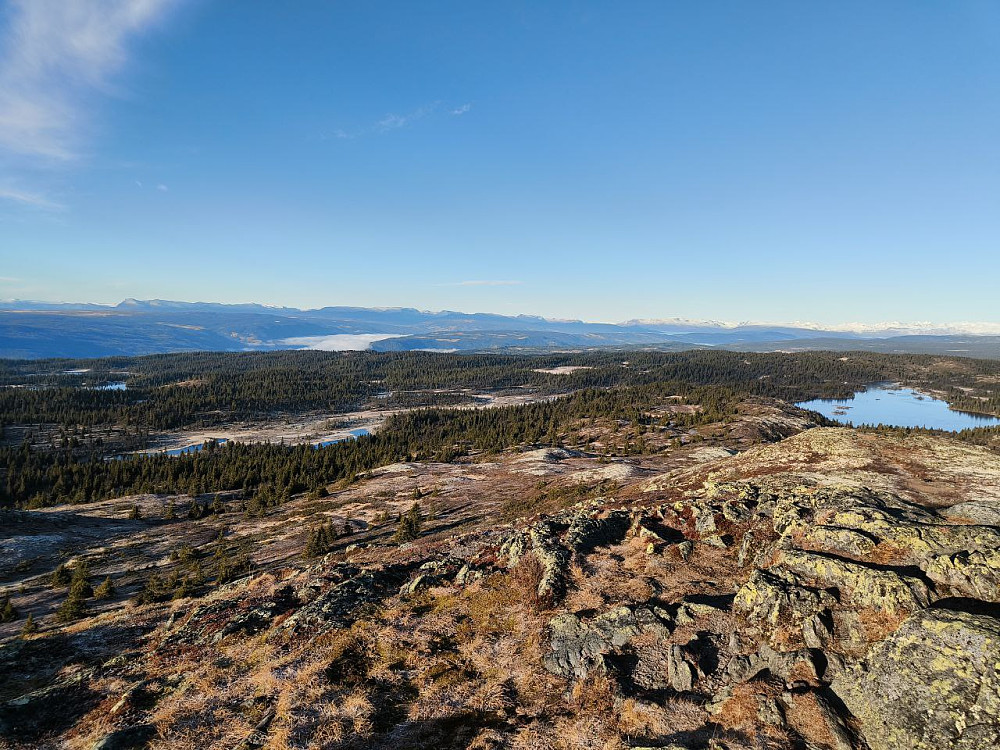 Strålende i fjellet i dag.