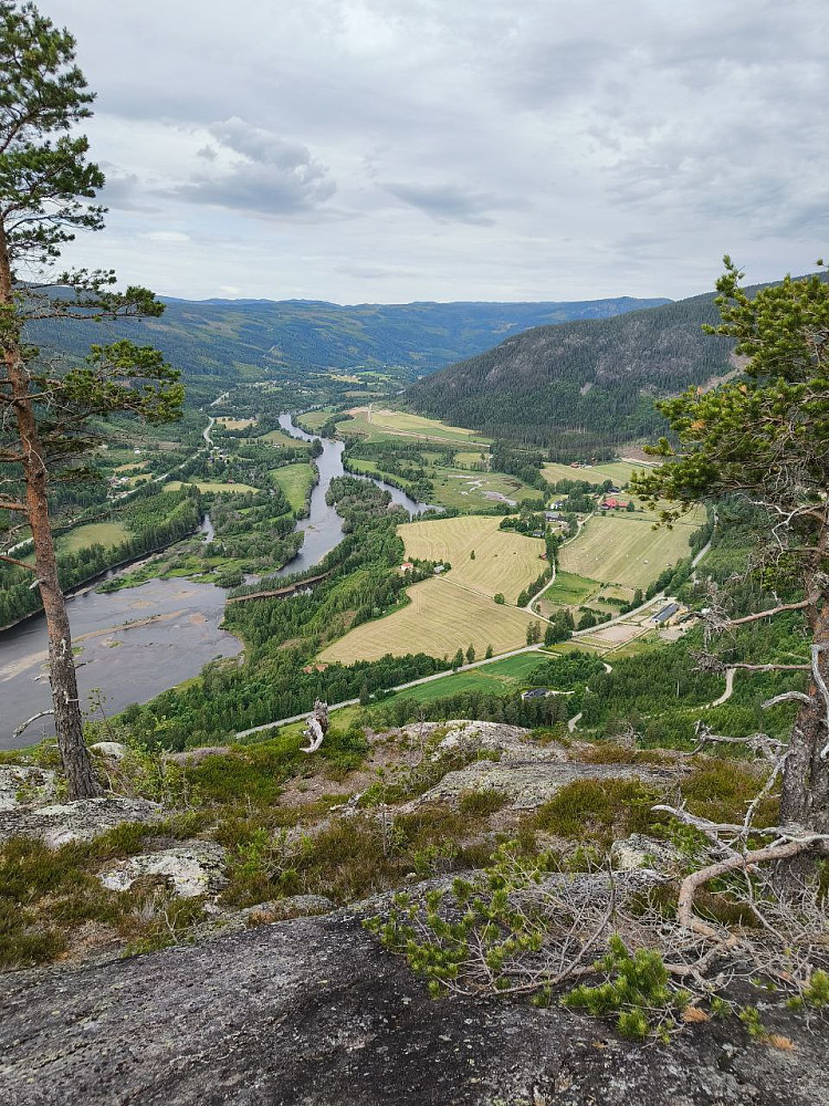 Fint utsiktspunkt på Stamskollen.