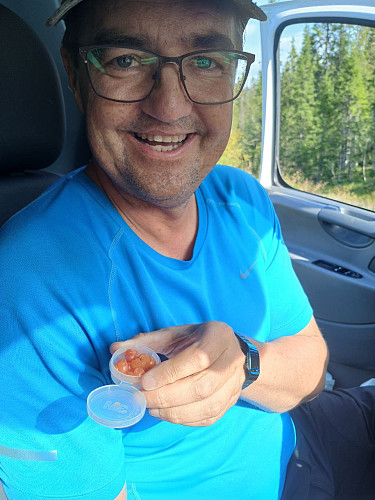 Trålte gjennom to myrer for dette. Like greit at jeg ikke tok med 10l-bøtta. 