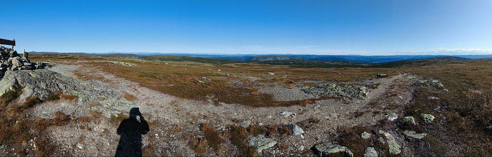 Panorama fra toppen.