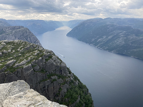Fin utsikt fra Prekestolen