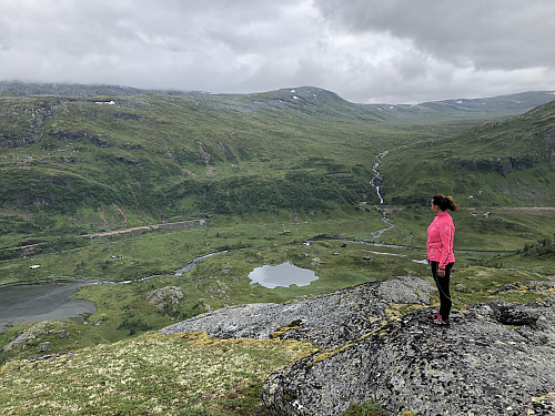 Fin utsikt over Upsetedalen på vei opp mot Hervardseggi