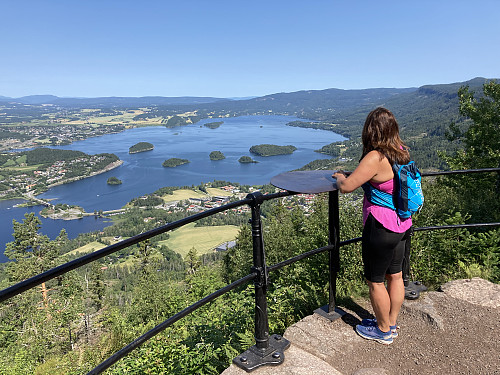 Man har en fenomenal oversikt fra Kongens utsikt