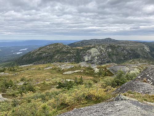 Fin utsikt mot Breidstulfjellet og Styggemann fra Skrim
