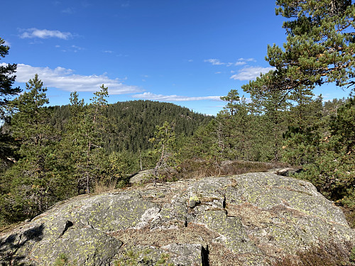 Utsikt fra Meheifjellet mot Stulsfjellet.