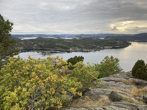 Utsikt mot Kragerø fra Vestre Gumøyknuten