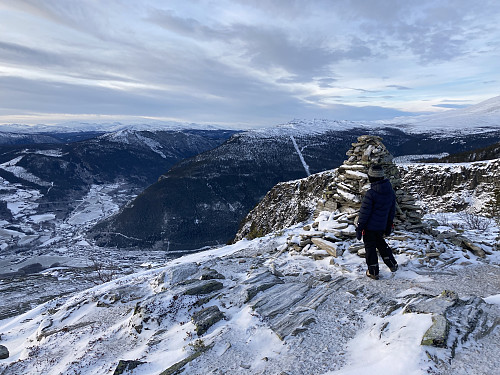 Flott utsikt fra Kluftåthaugen