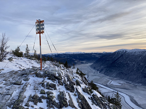 Utsikt sørover dalen retning Otta