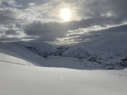 Utsikt ned mot Langevatnet