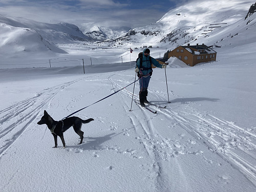 På vei forbi Upsete Fjellstove