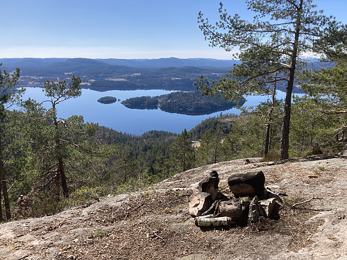 Fantastisk utsikt fra toppen av Kokleråsen