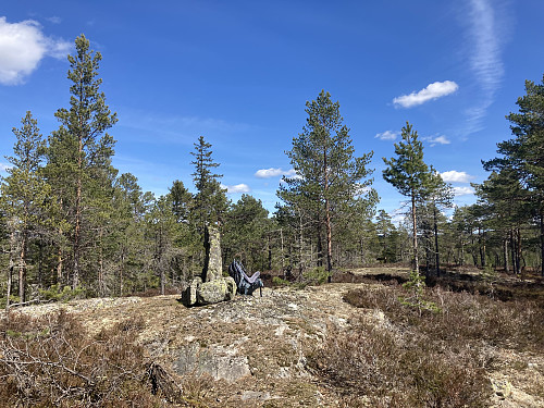 Stilig varde på Store Snipen