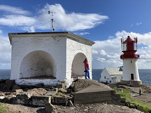 Det høyeste punktet på Lindesnes fyr