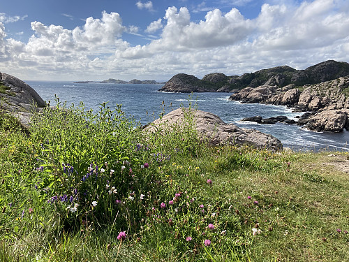 Flott natur ved Lindesnes fyr