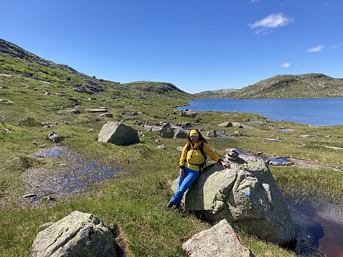 Flott turterreng langs med Kyrevatna