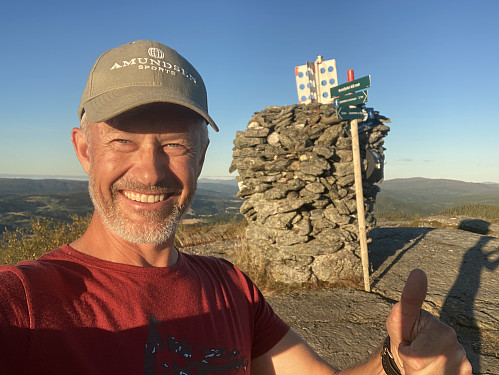 Like før solnedgang på Kvinnfjellet 