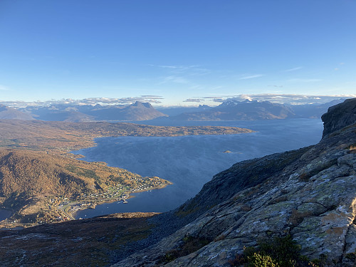 Utsikt fra Dragviksfjellet (Stortinden)
