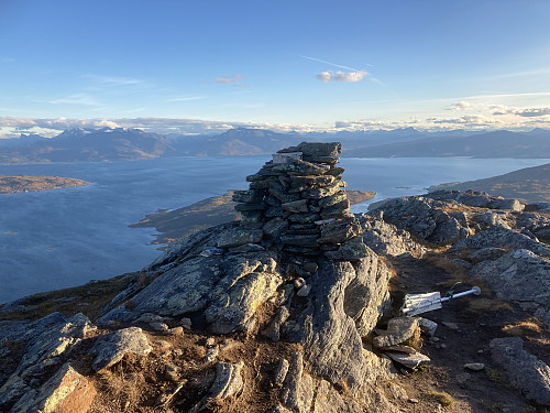 Utsikt fra Dragviksfjellet (Stortinden)