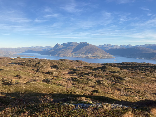Narvik sett fra Veggfjellet