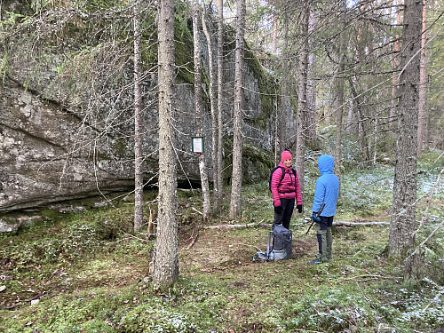 Kjentmannspost sør for Trollvann