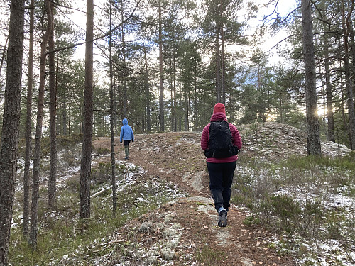 Cecilie og Kristian snart på toppen av Dølerudåsen