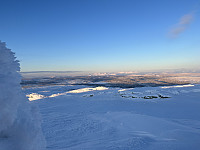 Utsikt mot Rondane fra Vestre Gråkampen