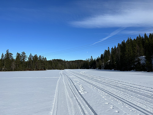 Utsikt nordover fra Halsjøen