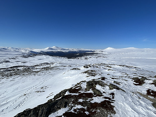 Utsikt ned til Høvringen fra Haukberget