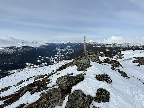 Heimfjellet i Sel med utsikt retning Dovre