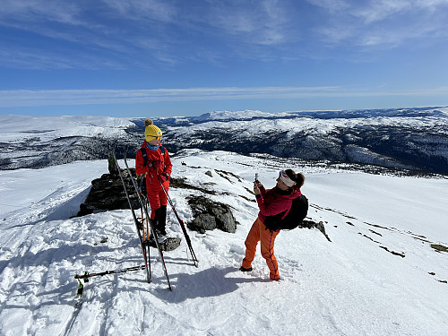 Binghøe med utsikt retning Mysuseter og Kvamsfjellet