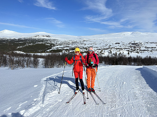 Her har vi akkurat begynt på bakken opp fra Høvringen