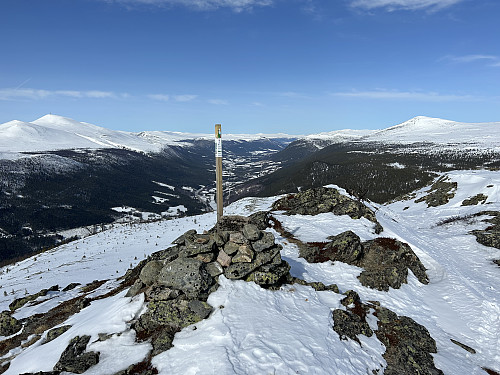 Fin utsikt nordover fra Heimfjellet 