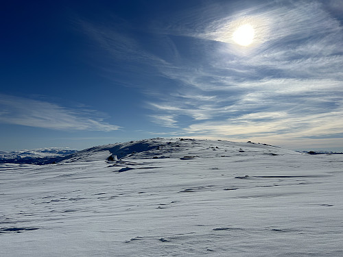 Turens siste topp, Sørbølfjellet NV, i siktet
